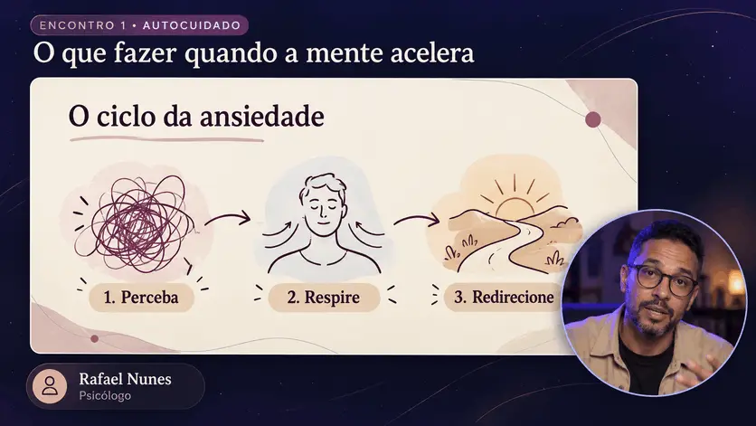 Print da aula gravada com KStudio - Rafael Nunes · psicólogo